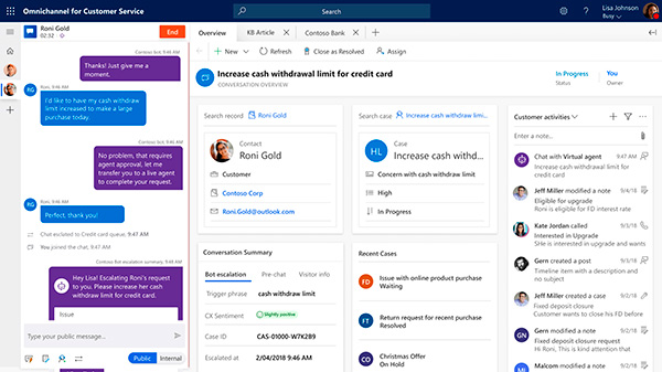 Dynamics 365 Customer Service