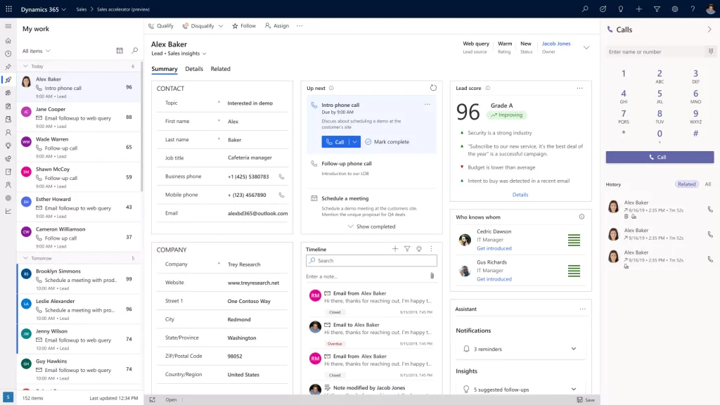 Dynamics 365 Sales